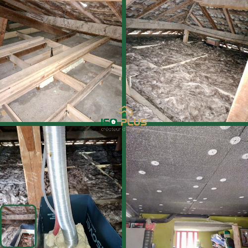 Isolation de planchers bas d'une maison